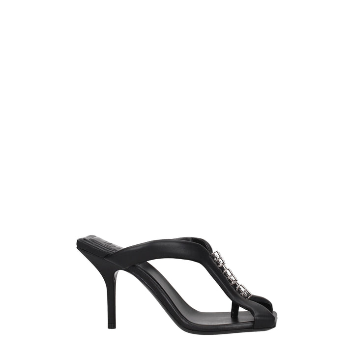 Black Leather Sandal