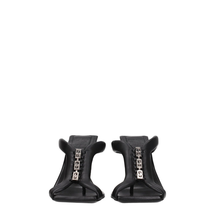 Black Leather Sandal