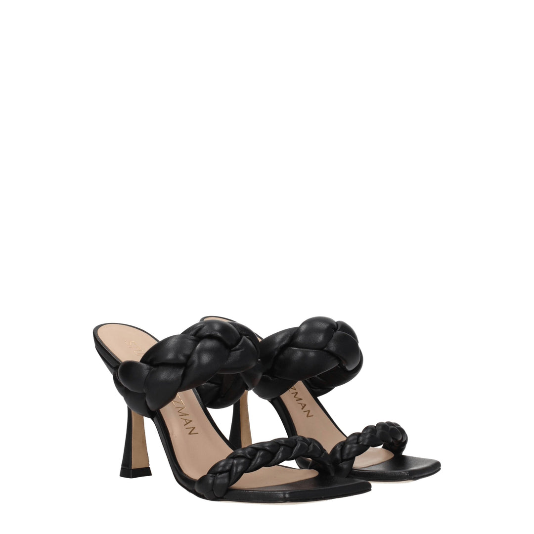 Black Leather Sandal