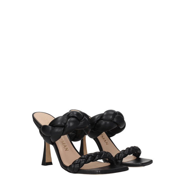 Black Leather Sandal