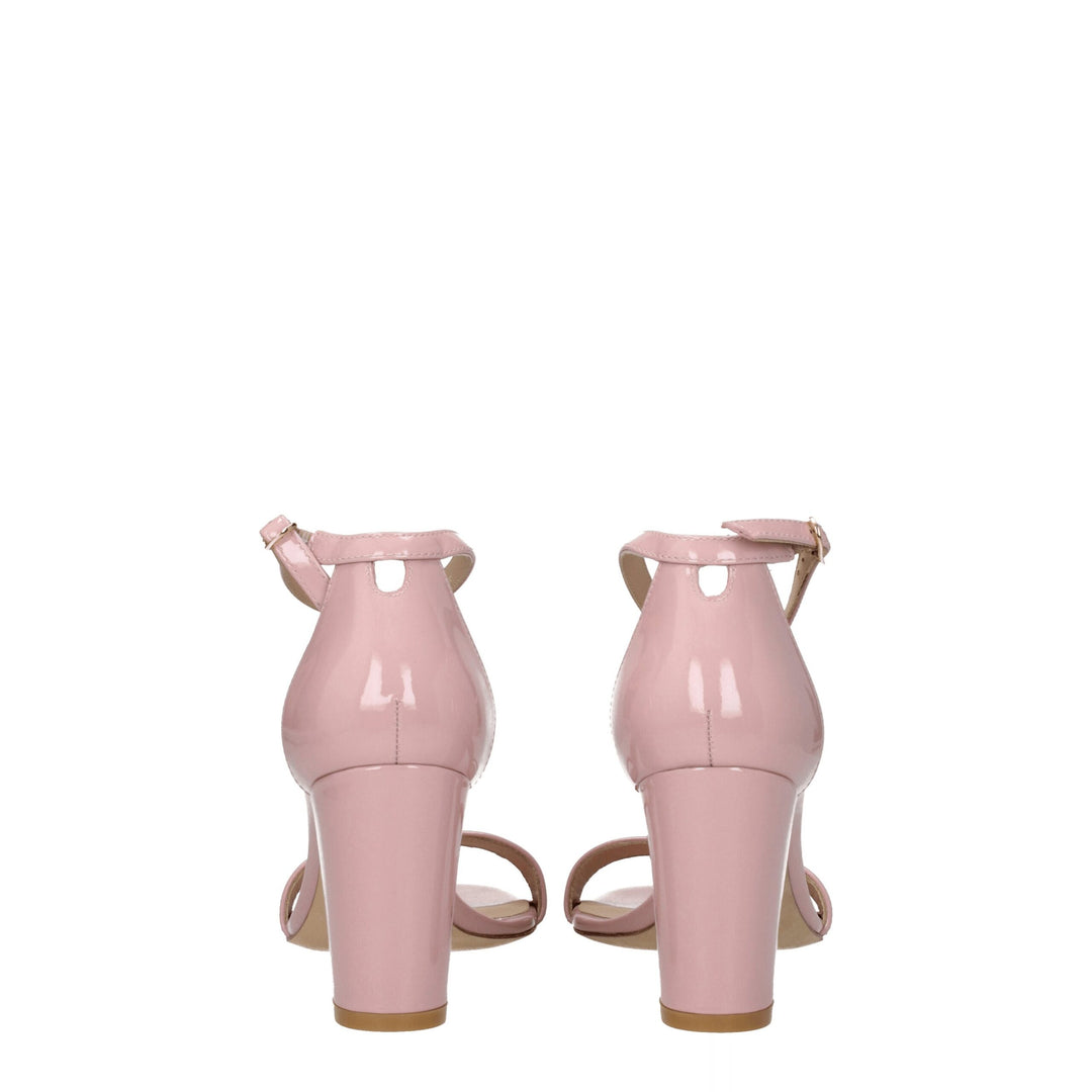 Pink Leather Sandal