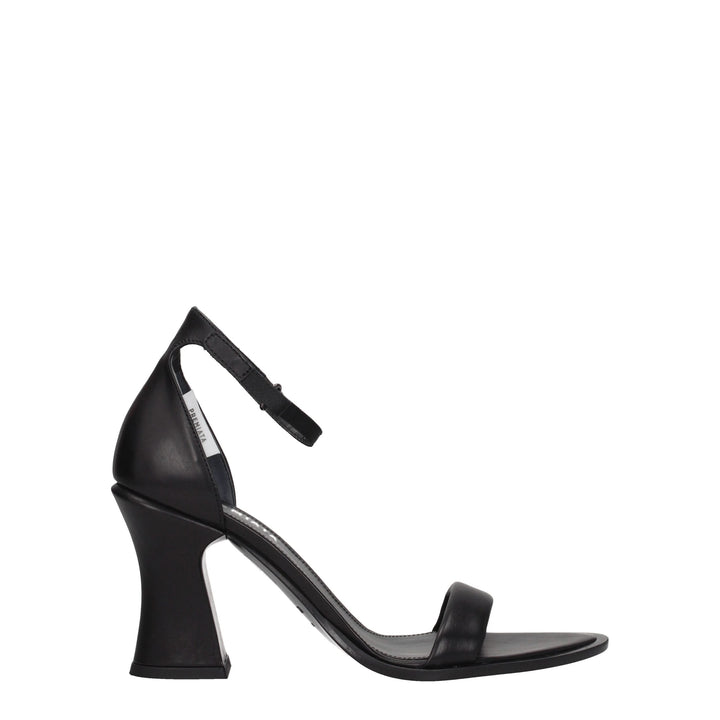 Black Leather Sandal