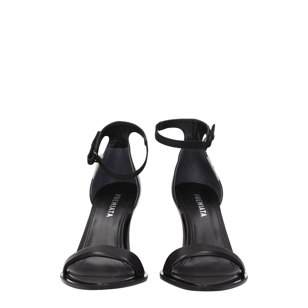 Black Leather Sandal