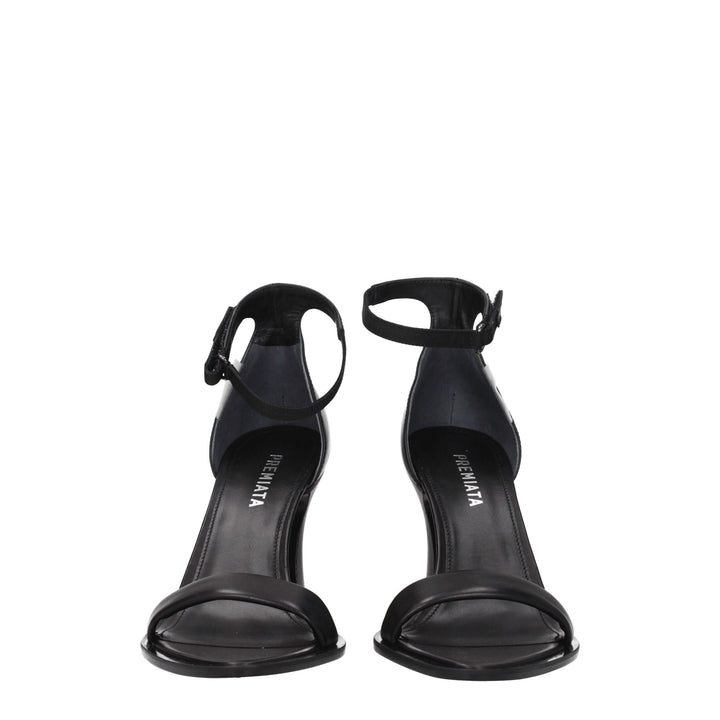 Black Leather Sandal