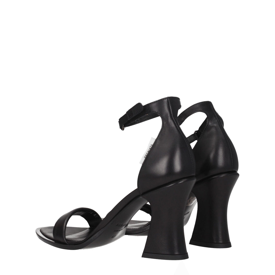 Black Leather Sandal
