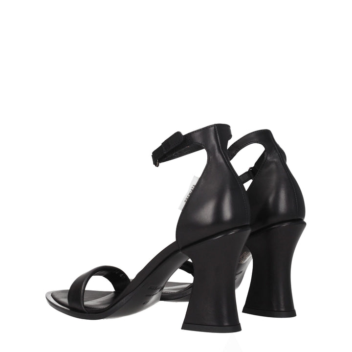 Black Leather Sandal