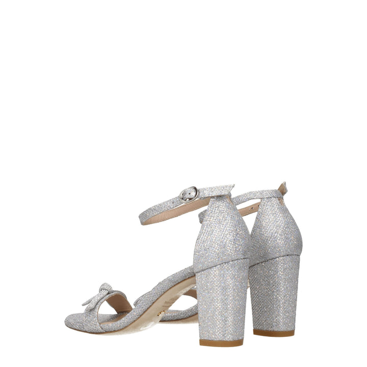 Gray Fabric Sandal
