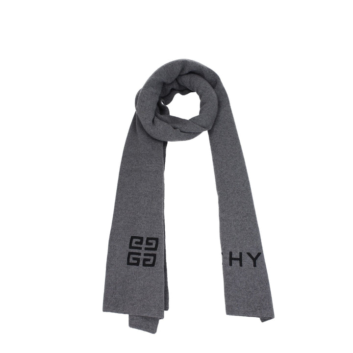 Gray Wool Scarf