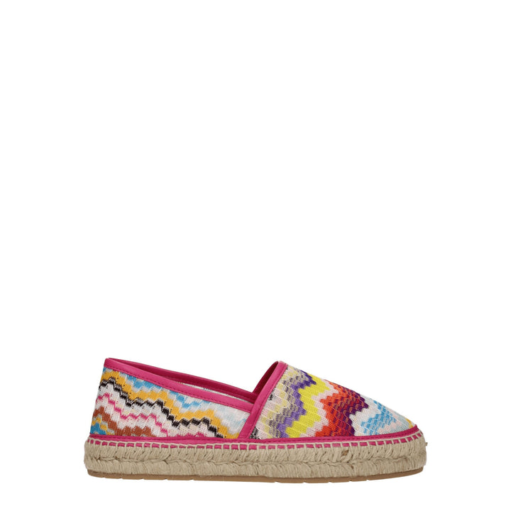 Multicolor Fabric Espadrille
