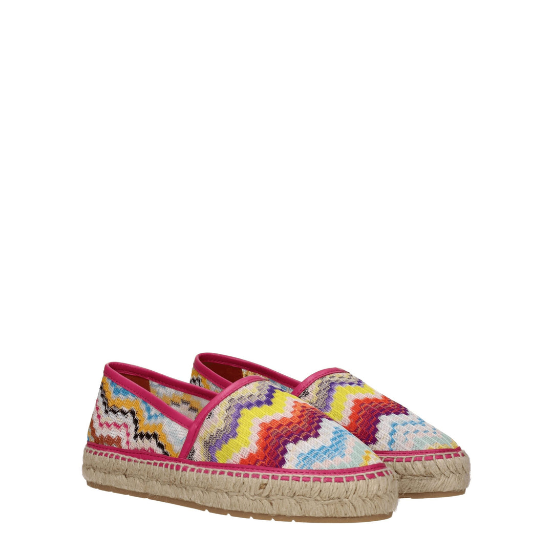 Multicolor Fabric Espadrille