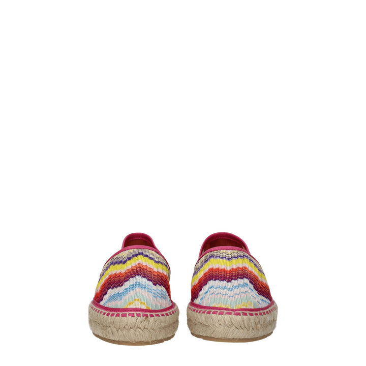 Multicolor Fabric Espadrille