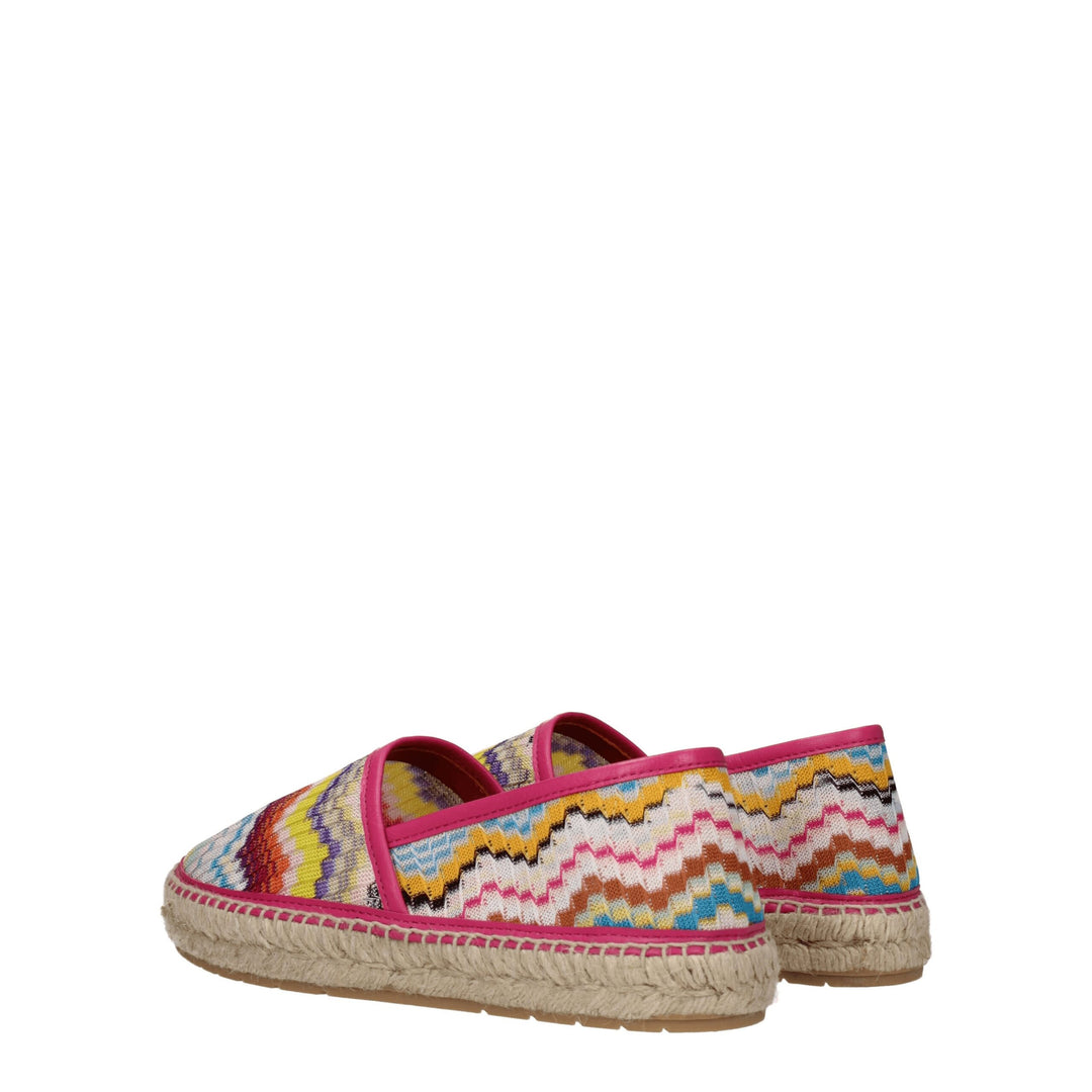 Multicolor Fabric Espadrille
