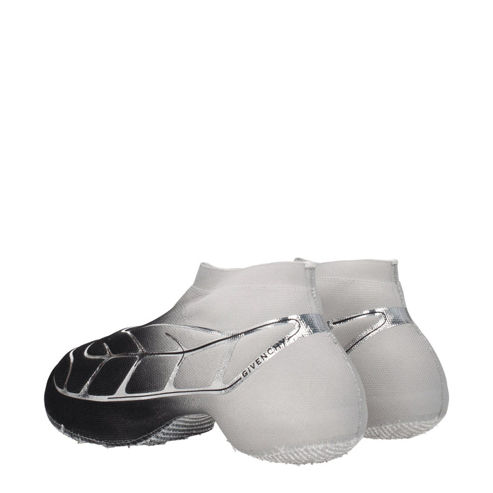 Black Fabric Sneakers