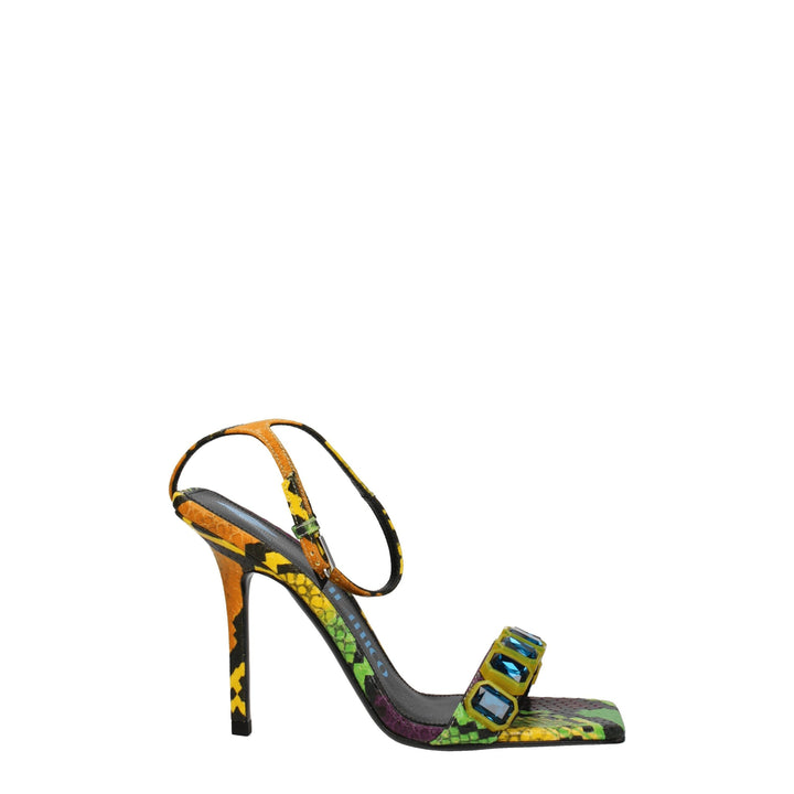 Multicolor Leather Sandal
