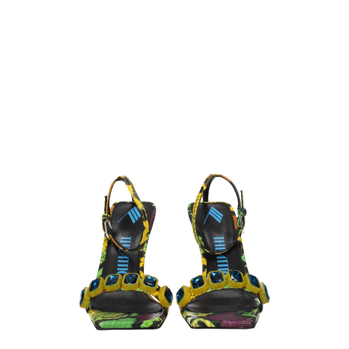 Multicolor Leather Sandal