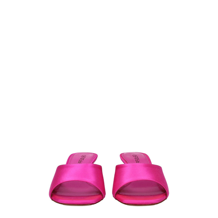 Pink Satin Sandal
