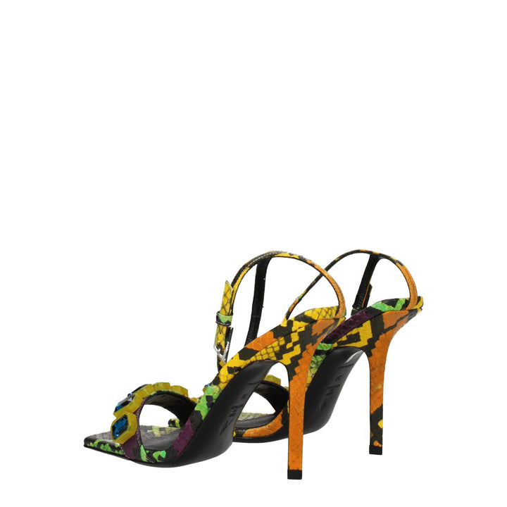 Multicolor Leather Sandal