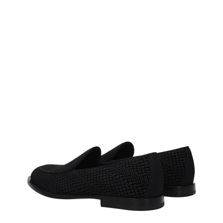 Black Velvet Slip-On Loafer