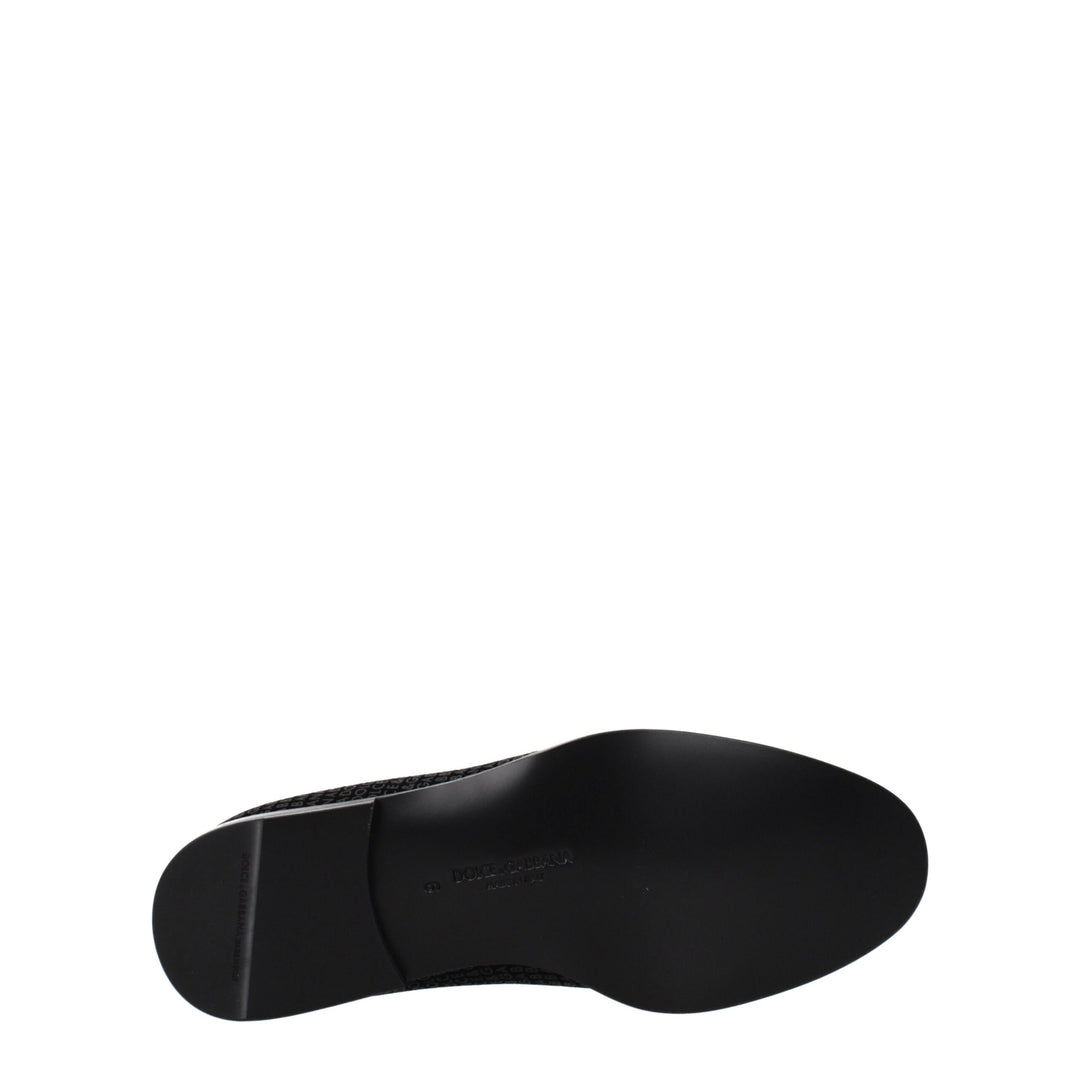 Black Velvet Slip-On Loafer