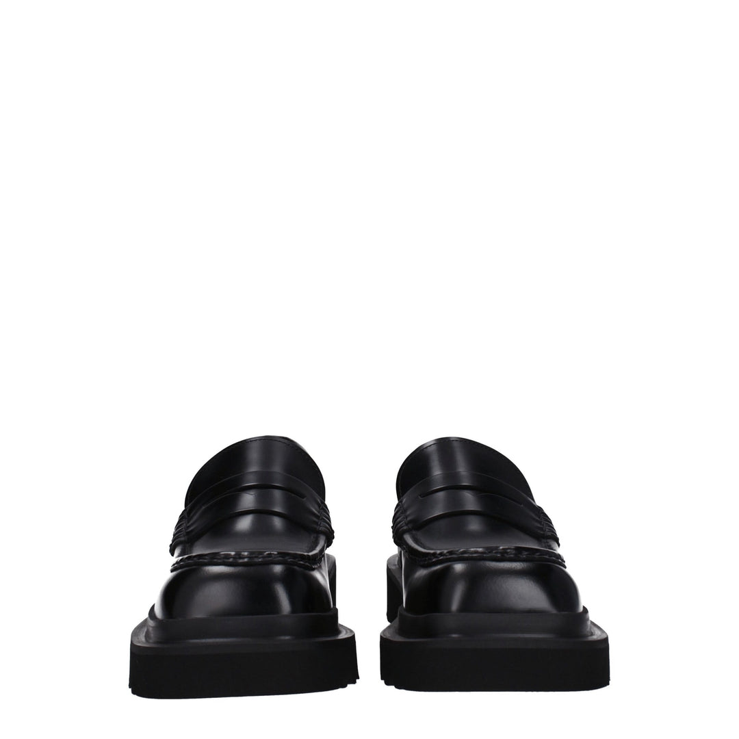 Black Leather Loafer