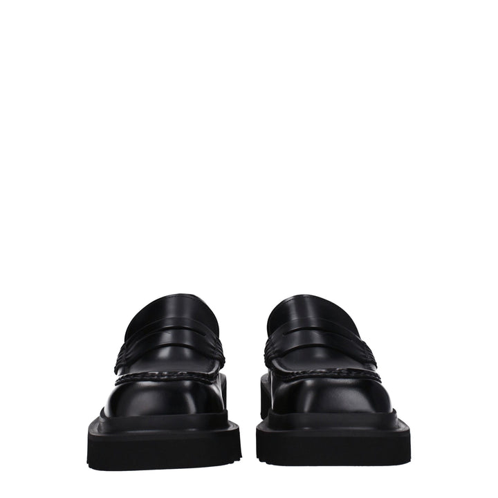 Black Leather Loafer