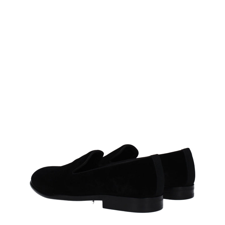 Black Velvet Loafer