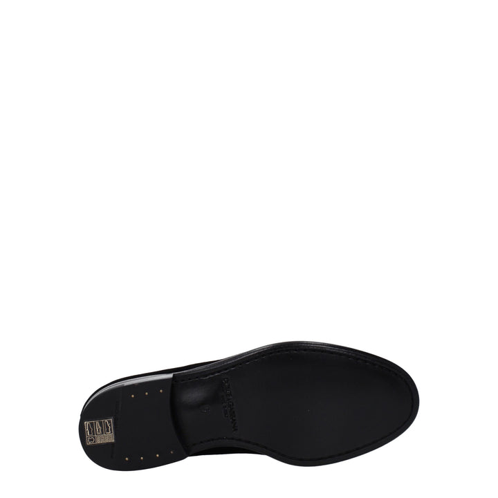 Black Velvet Loafer