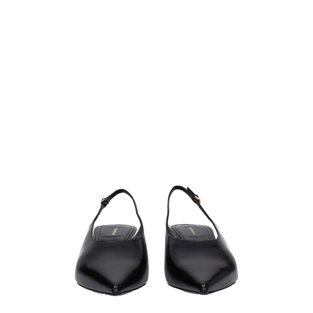 Black Leather Sandal