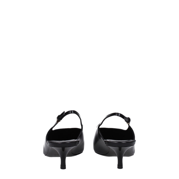 Black Leather Sandal