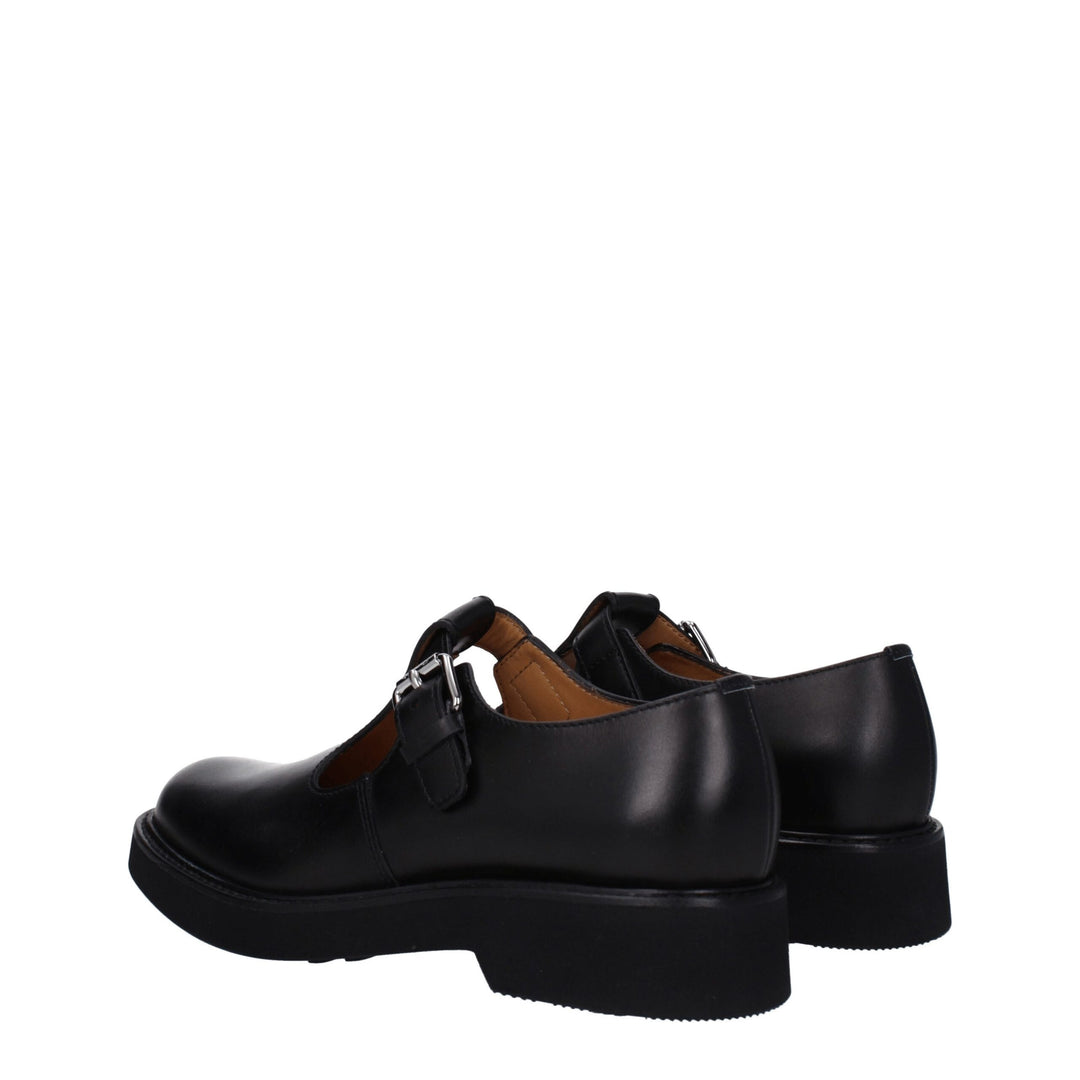 Black Leather Oxfords And Derby
