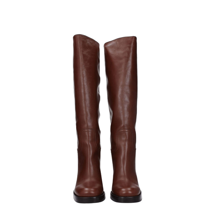 Brown Leather Boot