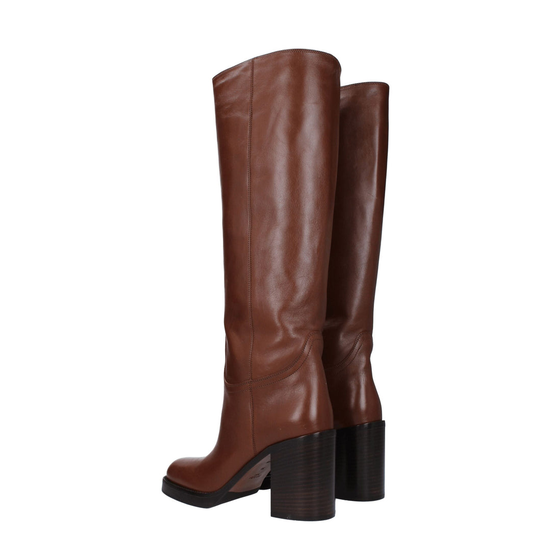 Brown Leather Boot