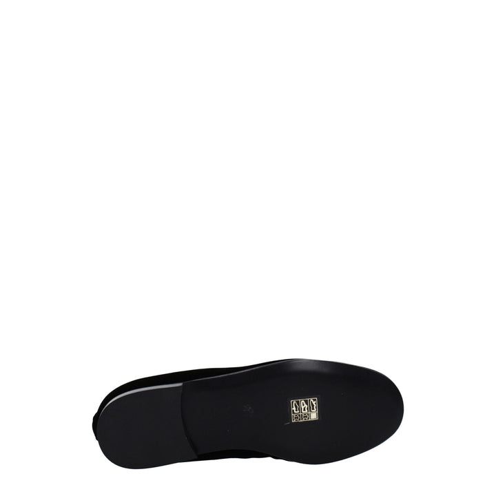 Black Velvet Loafer
