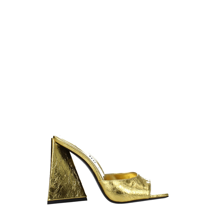 Gold Leather Sandal