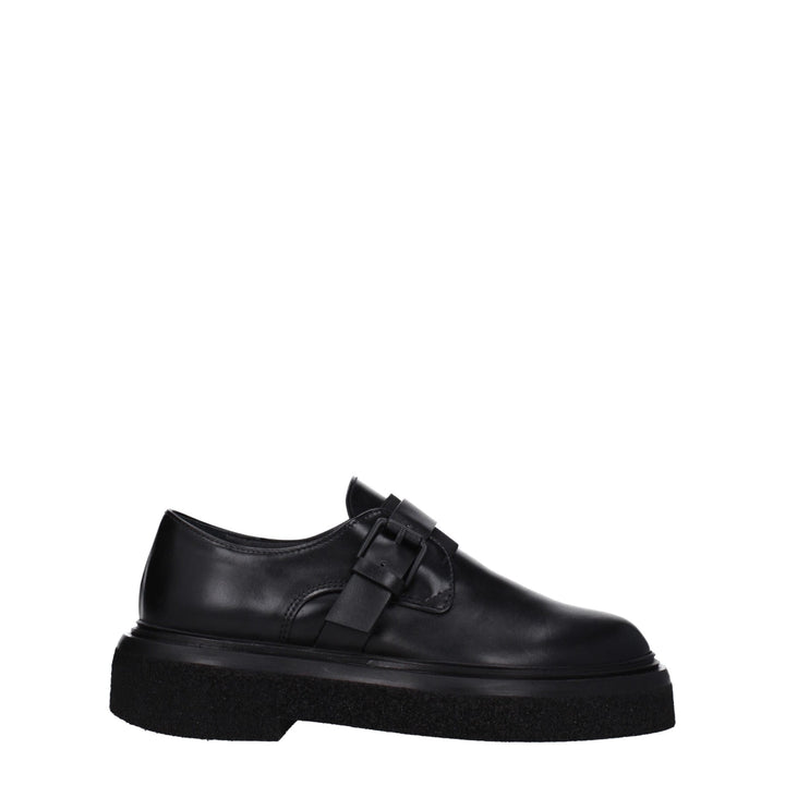 Black Leather Oxfords And Derby