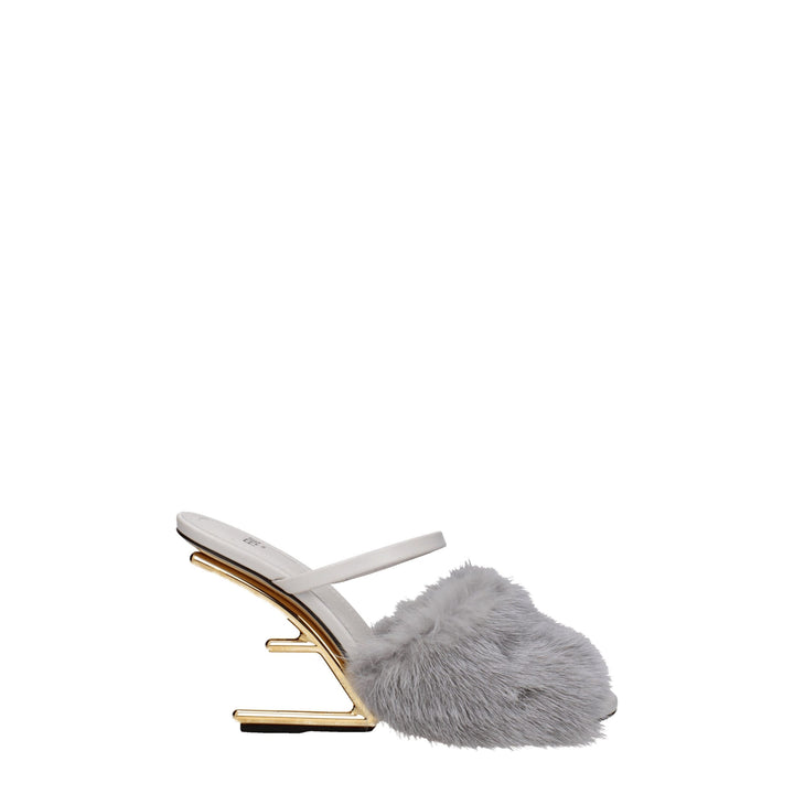 Gray Mink Sandal