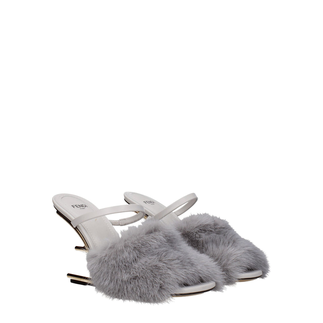 Gray Mink Sandal