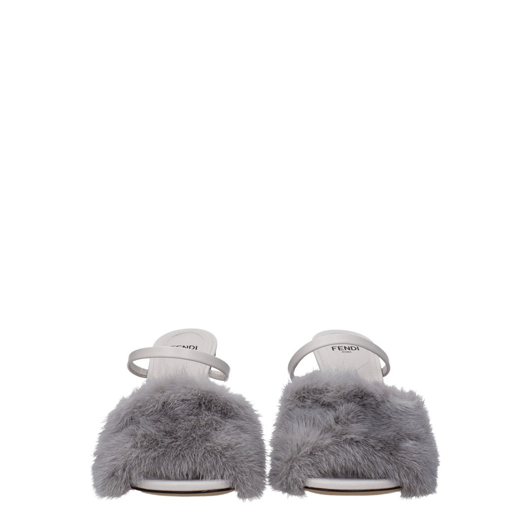 Gray Mink Sandal