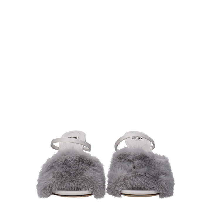 Gray Mink Sandal