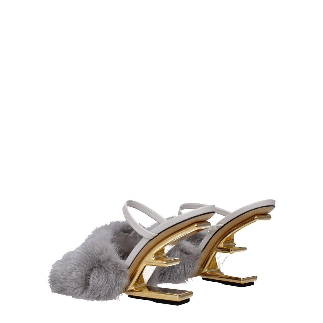 Gray Mink Sandal