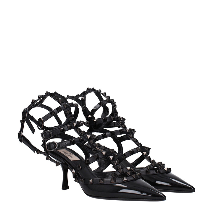 Black Leather Sandal