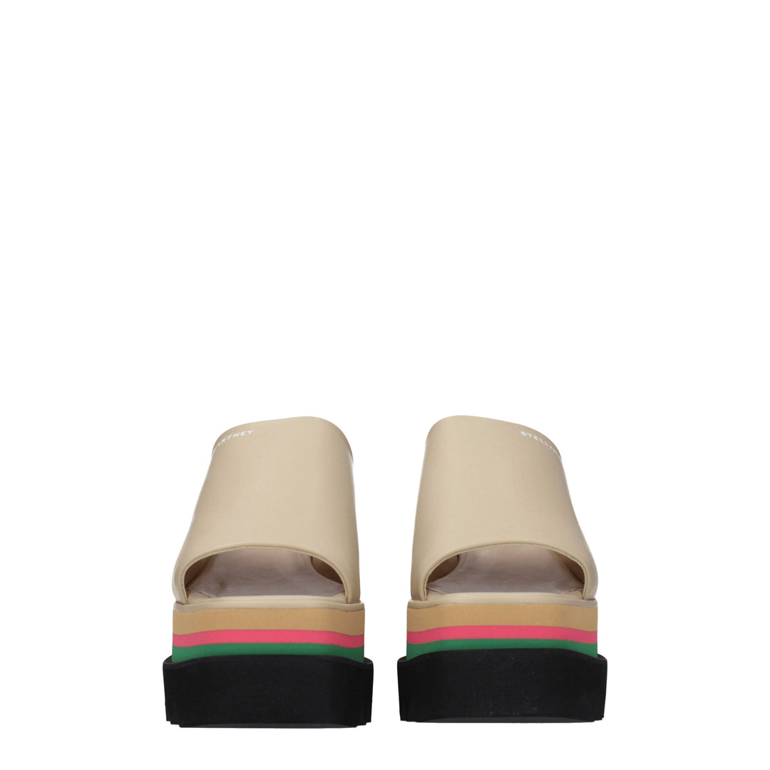 Beige Leather Slipper