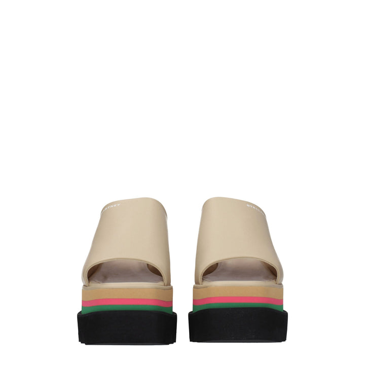 Beige Leather Slipper