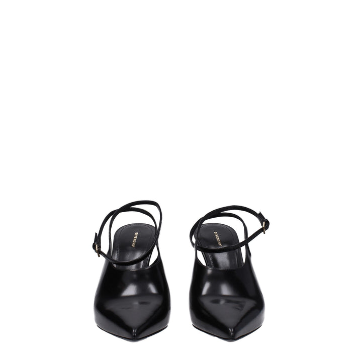 Black Leather Sandal