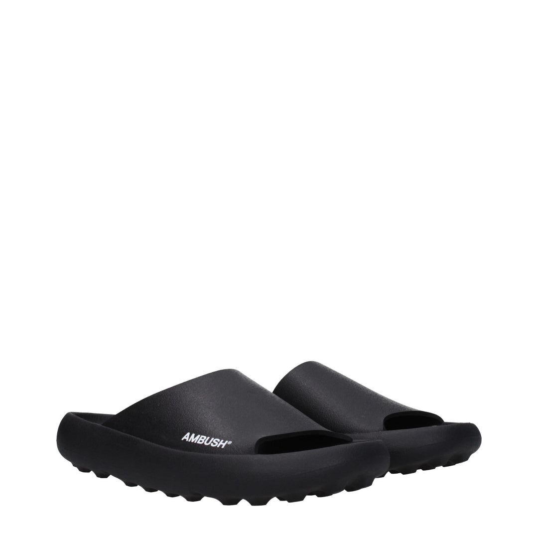 Black Cotton Slipper
