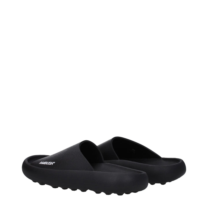 Black Cotton Slipper