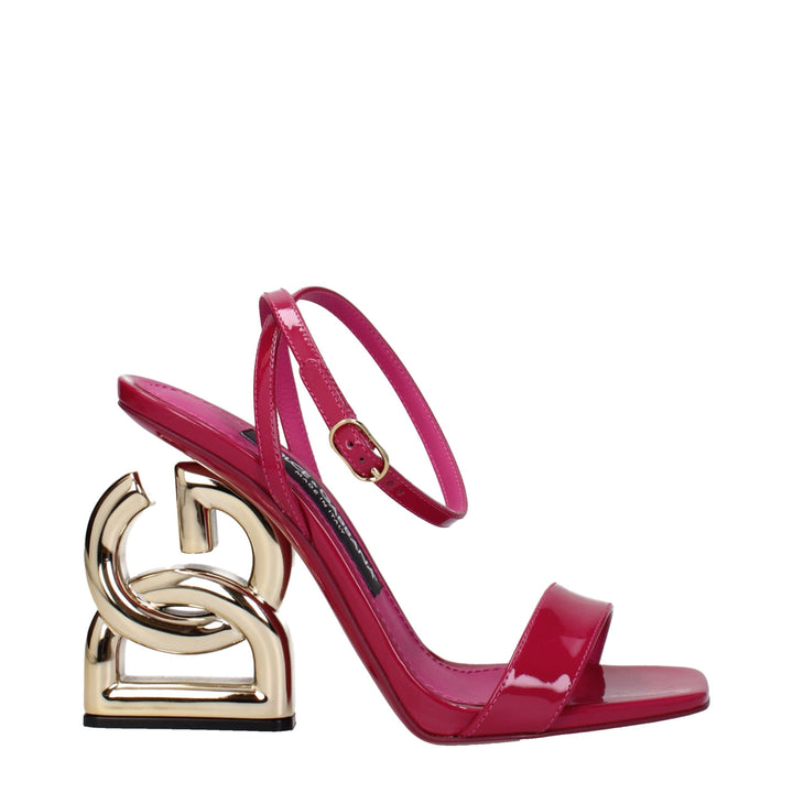 Pink Leather Sandal