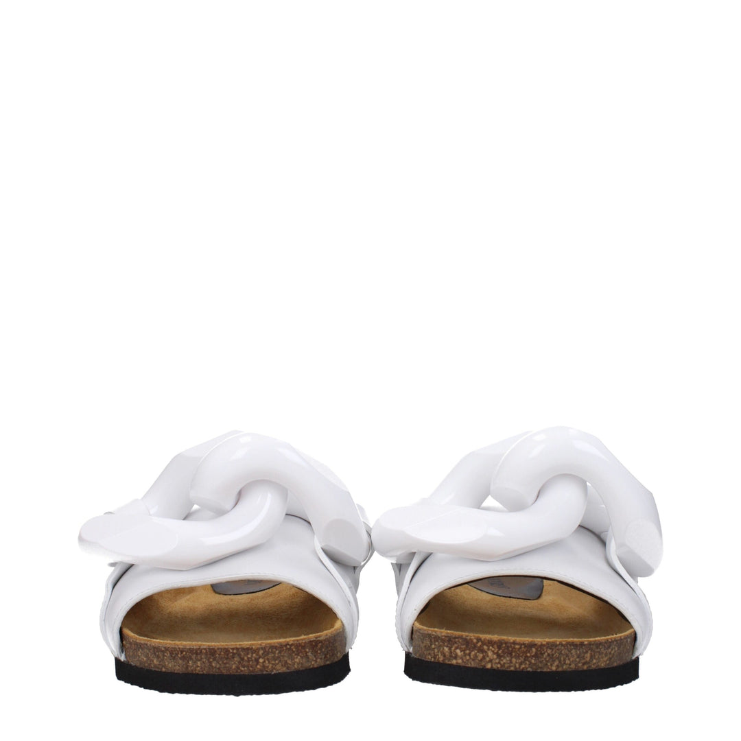 White Leather Slipper
