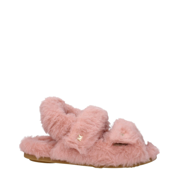 Pink Fur Sandal