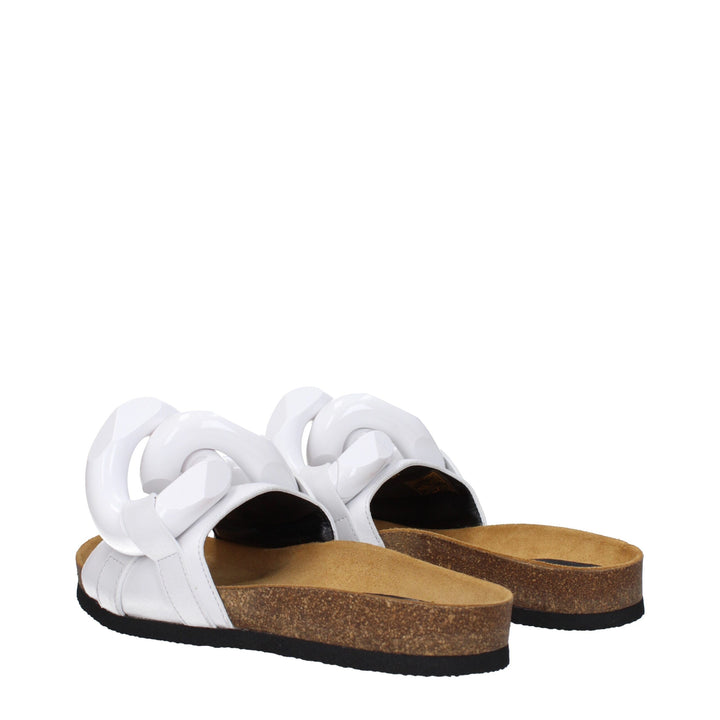 White Leather Slipper